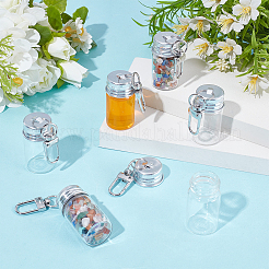 48Pcs Glass Empty Bottle Pendant Decorations&nbsp;HJEW-WA0001-01
