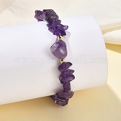 Natural Gemstone & Non-magnetic Synthetic Hematite Beaded Stretch Bracelets&nbsp;BJEW-JB14009