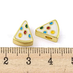 Rack Plating Brass Enamel Beads&nbsp;KK-A200-05G