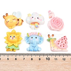 Animal Opaque Resin Cabochons&nbsp;RESI-B043-01