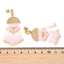 3 Pairs 3 Colors Brass Chandelier Earrings for Women&nbsp;EJEW-MZ00757