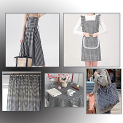 2M Cotton Tartan Pattern Fabric&nbsp;DIY-GA0009-86A-02