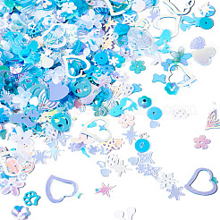 100G Plastic Sequins Beads&nbsp;PVC-TA0001-04B