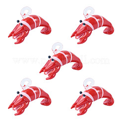 5Pcs Handmade Lampwork Pendants&nbsp;LAMP-TA0002-75A