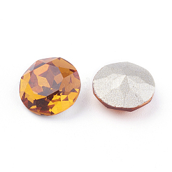 Pointed Back & Back Plated K9 Glass Rhinestone Cabochons&nbsp;RGLA-J012-8mm-203