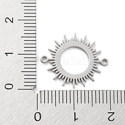 Non-Tarnish 304 Stainless Steel Hollow Connector Charms&nbsp;STAS-P332-12P