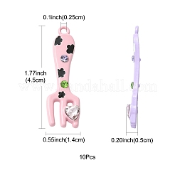 10Pcs Alloy Pendants&nbsp;ALRI-FS0001-11B