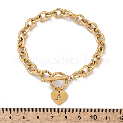 Golden 304 Stainless Steel Charm Bracelets&nbsp;NJEW-K284-01G-A