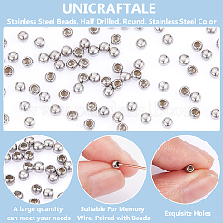 202 Stainless Steel Beads&nbsp;STAS-UN0052-44