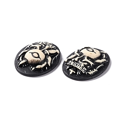 Halloween Cameos Opaque Resin Cabochons&nbsp;LS-RESI-C017-01B
