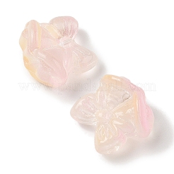 Transparent Spray Paint Glass Beads&nbsp;GLAA-Z011-06H