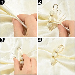 14Pcs 7 Styles Alloy & Iron Safety Pin Brooch&nbsp;AJEW-YW0002-02