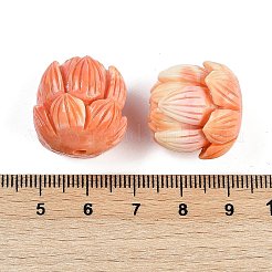 Synthetic Shell Dyed Carved Beads&nbsp;SHEL-M022-02