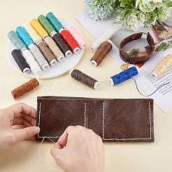 20 Rolls 20 Colors Flat Waxed Polyester Cord&nbsp;YC-PH0001-53