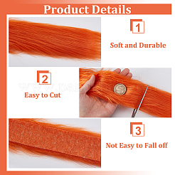 10Pcs 10 Colors Artificial Wool Fabric&nbsp;DIY-GA0008-83