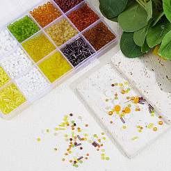 15 Styles Glass Seed & Bugle Beads&nbsp;SEED-PA0001-14D