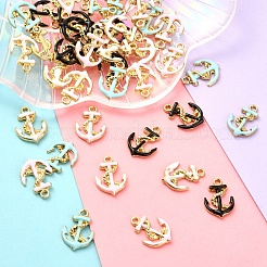 40Pcs 4 Colors Enamel Pendants&nbsp;ENAM-CJ0002-31