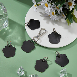 60Pcs 2 Style Aluminum Alloy Pendants&nbsp;ALUM-BC0001-63B