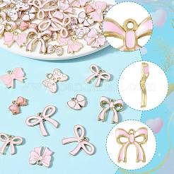 36Pcs 9 Styles Alloy Enamel Pendants&nbsp;ENAM-FS0003-43