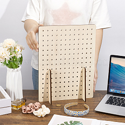 Rectangle Wood Jewelry Rack&nbsp;ODIS-WH0070-77