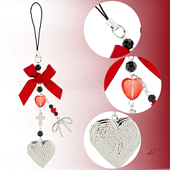 DIY Bowknot Mobile Straps Making Kit&nbsp;DIY-SC0031-06