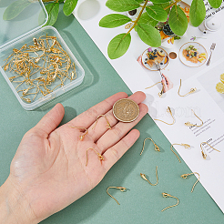 60Pcs Brass Earring Hooks&nbsp;KK-DC0003-89
