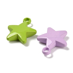 Baking Paint Acrylic Pendants&nbsp;OACR-H059-04