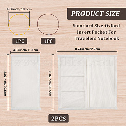 2Pcs Rectangle Oxford Fabric Storage Bag Core Replacement&nbsp;FIND-CP0003-93