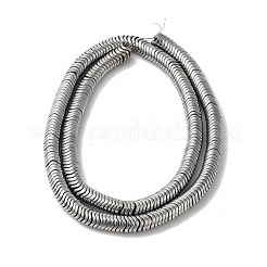 Electroplated Synthetic Non-Magnetic Synthetic Hematite Beads Strands&nbsp;G-I364-N01-P02
