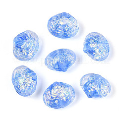Handmade Foil Lampwork Beads Strands&nbsp;FOIL-T008-03E