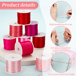 11 rolls 11 colors Flat Elastic Crystal String&nbsp;EW-PH0001-11