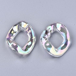Transparent Acrylic Linkings Rings&nbsp;LS-PACR-N010-038A-01