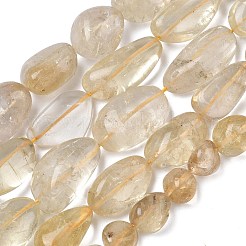 Heated Natural Citrine Beads Strands&nbsp;G-L650-I01-01