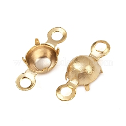Brass Rhinestone Claw Connector Charms&nbsp;KK-P310-22B-G