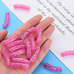 Transparent Crackle Acrylic Beads&nbsp;CACR-S009-001A-N82