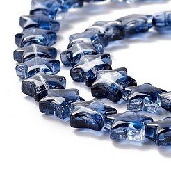 Transparent Glass Beads Strand&nbsp;GLAA-K057-01A