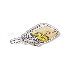 Transparent Printed Acrylic Pendants&nbsp;LS-TACR-G042-01D