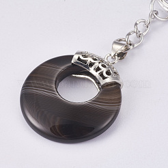 Natural Agate Keychain&nbsp;KEYC-P041-D10