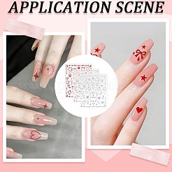 3Pcs 3 Colors Plastic Nail Art Stickers&nbsp;MRMJ-DJ0001-29