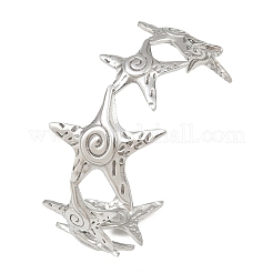 304 Stainless Steel Cuff Bangles for Women&nbsp;BJEW-P370-01P