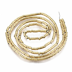 Electroplate Non-magnetic Synthetic Hematite Beads Strands&nbsp;X-G-T114-47G