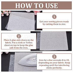 Non-woven Fabrics Double-sided Hot Melt Adhesive Film&nbsp;DIY-WH0558-07