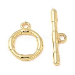 Brass Toggle Clasps&nbsp;KK-CBAFC6C-07D-G