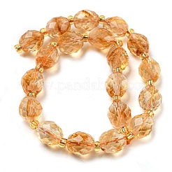 Heated Natural Citrine Beads Strands&nbsp;G-N342-44
