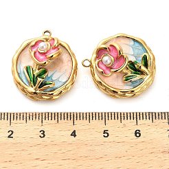 304 Stainless Steel Enamel Pendants&nbsp;STAS-B084-05G-02