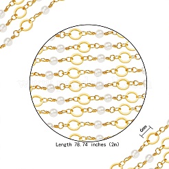 Brass Handmade Beaded Chain&nbsp;CHC-SZ0001-21