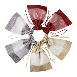 15Pcs 3 Colors Polyester Blank DIY Craft Drawstring Bag&nbsp;ABAG-CW0001-02