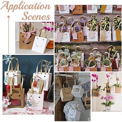 Funny Craft Paper Handbags&nbsp;CARB-WH0018-02B