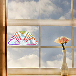 Rainbow PVC Laser Adhesive Stickers&nbsp;DIY-WH0273-51