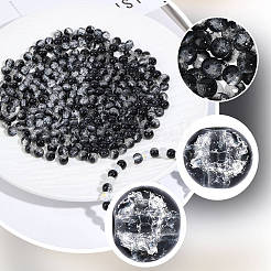 5 Strands Spray Painted Crackle Glass Beads Strands&nbsp;CCG-PA0001-08B